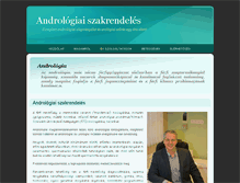Tablet Screenshot of albiandrologia.hu